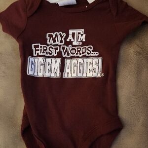Maroon Baby Onesie